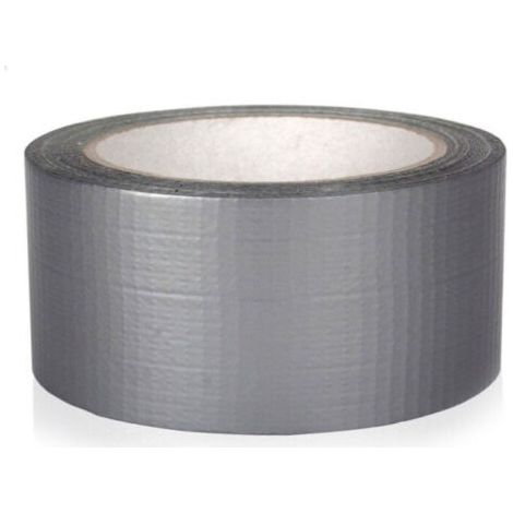Kit di riparazione con strisce di tela grigia extra resistenti da 50 mm x 25 m, sigillanti e di alta qualità. (1/5)