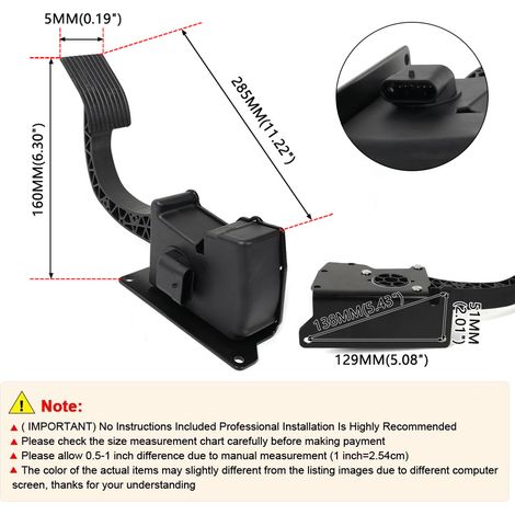 Elektronisches Gaspedal 4014042, passend für Polaris Ranger RZR (Baujahre 2014–2019). (1/4)