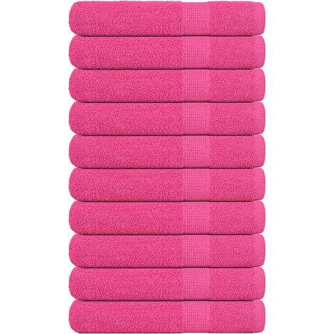 Saunatücher FROGN 10 Stk. Rosa 80x200 cm 360 g/m² vidaXL