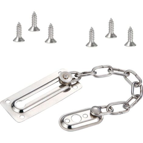 Serrure Portillon,Extérieur Chaîne Porte,Serrure Porte,Coulissante Verrou,Limiteur de Porte,Serrure Sécurité pour Maison Hôtel Appartement Chambre à Coucher Cour 3687mm 2pcs (1/5)