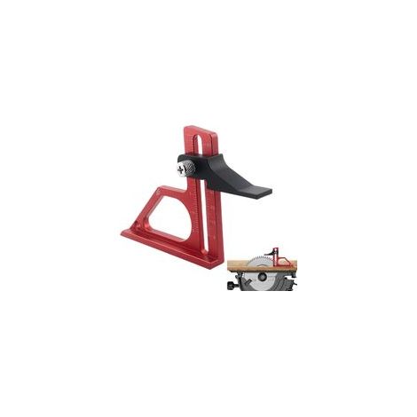Jauge De Hauteur Pour Scie Sur Table,Jauge de Réglage Réglable pour Travail du Bois - Accessoires Multifonctions Pour Scie Sur Table, Outil De Mesure Résistant Pour Ingénierie De Précision (1/5)