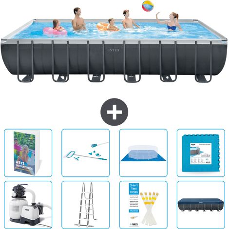 Ultra XTR Pool Rechteckig - 732x366x132 cm - 9-teilig S539