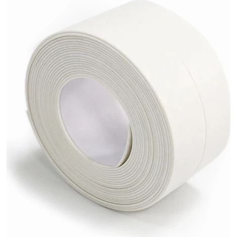 PVC étanche autocollant mural auto-adhésif évier poêle fissure bande cuisine salle de bain baignoire coin mastic ruban étanche 320x3.8cm blanc