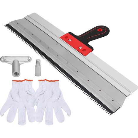 Kit de Raclette pour Revêtement de Sol Et Masse D'Équilibrage, pour Revêtements de Sol/Masse de Compensation, Résine Époxy, Raclette de Surface, Outil,560mm (1/5)