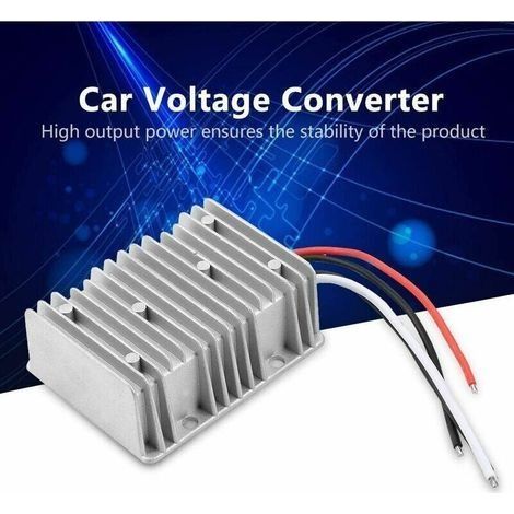 Convertisseur de tension DC/DC 12V 24V à 6V 10A – Étanche IP68 en aluminium moulé – Efficacité 92% à 97% – Protection contre surintensité (1/4)