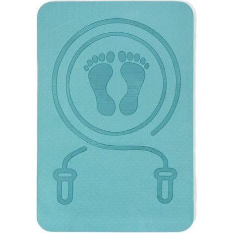 Tapis De Corde À Sauter - 40 X 60 Cm - Épaisseur 1 Cm - Matériau TPE Monobloc - Antidérapant Et Amortissant - Pour Fitness Intérieur (1/4)