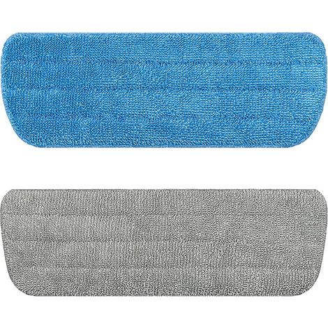 2 pcs Mop Remplacement,Housse de Nettoyage de Rechange Mop Remplacement des Tampons,Microfibre de Pulvérisation de Balai pour Les Serpillères Spray, 42 14 cm (1/5)