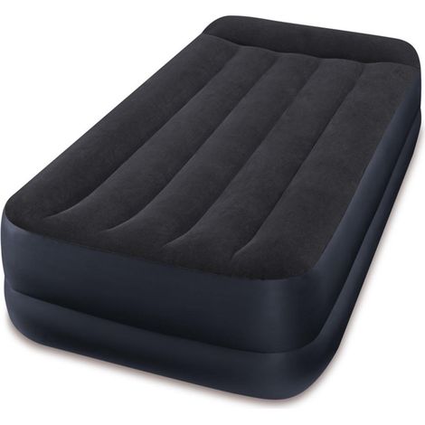 Letto gonfiabile, materasso singolo Intex 64122 + pompa (1/3)