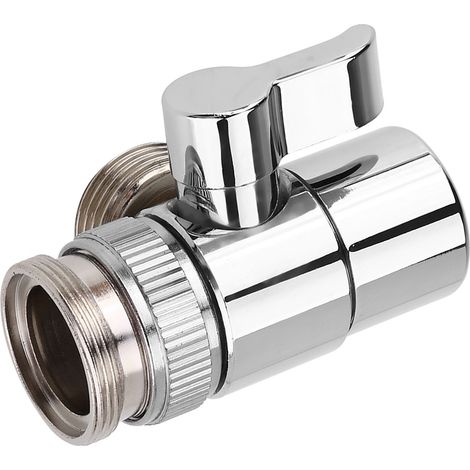 Waschtisch- und Spülbeckenarmatur, M24-Verteileradapter für Armatur, 2-Wege-Schalter für Schlauch, Bad- und Küchenzubehör. (1/5)