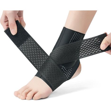 Lot de 2 chevillères – Taille L (39-43) – Respirante – Sport et récupération – Prévention entorse – Unisexe (1/5)