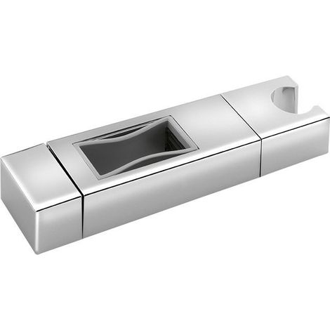 Curseur de rechange pour barre de douche 45x20mm, ABS/chrome (1/2)