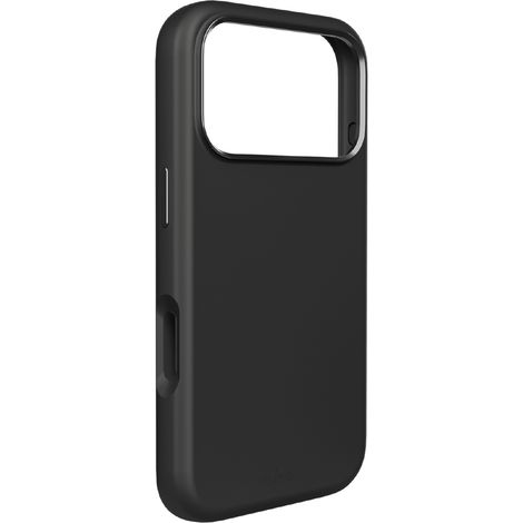 Coque MagSafe en silicone liquide Pure Icon pour iPhone 17 Pro Max avec boutons en aluminium - Noire (1/2)