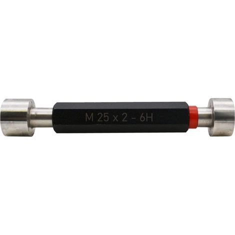 Tampon lisse entre & n'entre pas pour filetage M 25 x 2,00 / 6 H -