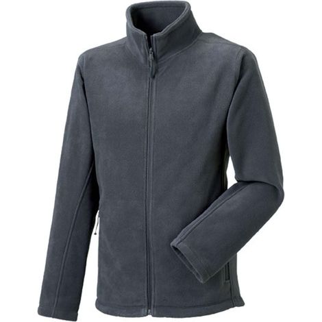 Giacca da lavoro in pile con zip Russell Grigio scuro M