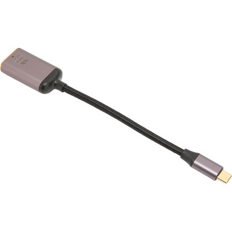Adaptateur USB-C vers Mini DisplayPort 8K 60 Hz Plug and Play, câble USB-C mâle vers Mini DP femelle pour appareils USB-C (1/4)