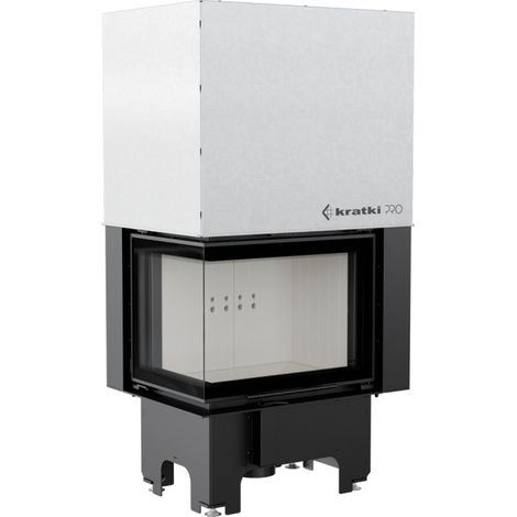 Insert cheminée VN 610/430 BS vitre à gauche ouverture relevable (1/5)