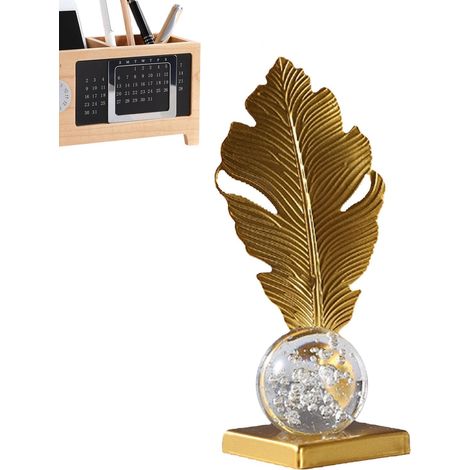 de , boules de ,Ornement de sculpture en de avec support de en métal Décoration de la maison moderne pour le manteau de table à manger de salon (1/5)