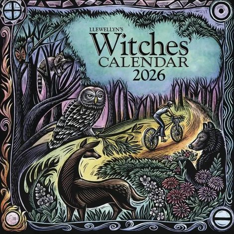 Nouveau calendrier des sorcières 2026 - Un calendrier mural créatif et personnalisé, idéal comme cadeau pour les sorcières - 2026 - Calendrier des sorcières