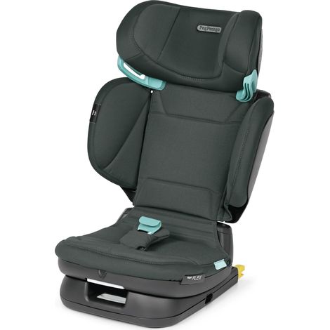 Peg Perego Viaggio Flex Seggiolino Auto ISOFIX con Tecnologia Avanzata, Reclinabile, Pieghevole, Schienale Rinforzato, per Bambini da 100 a 150 cm (3-12 anni), 15-36 kg, Metal (1/4)