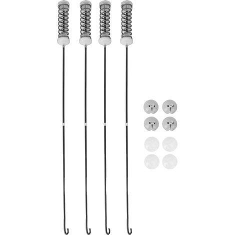 Tiges de Suspension de rondelle de remplacement, 4 pièces, pour W10780044 W11025360 W11131256 W11226774, amortisseur de Machine à laver ABS (1/5)