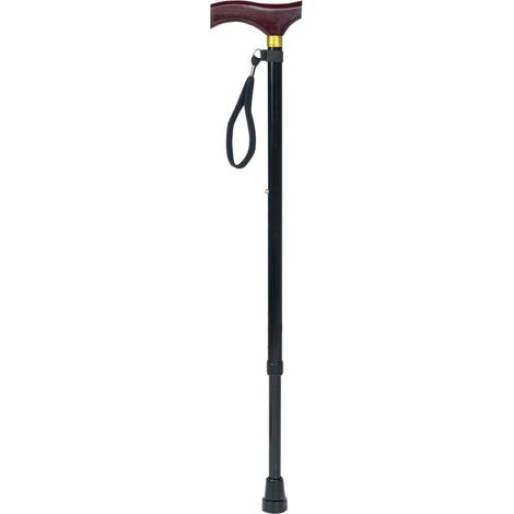 Canne réglable en hauteur avec une poignée en bois durable et lisse - Aidapt VP155K