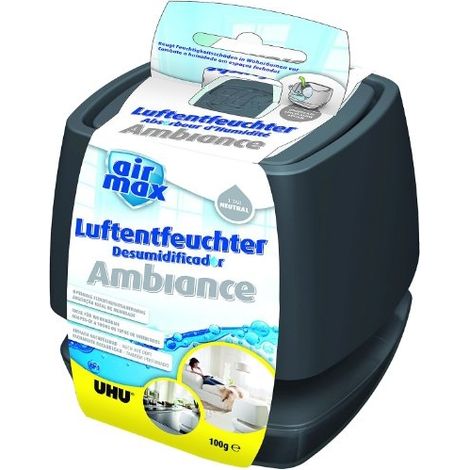 Déshumidificateur uhu air max ambiance rechargeable 2 à 3 mois