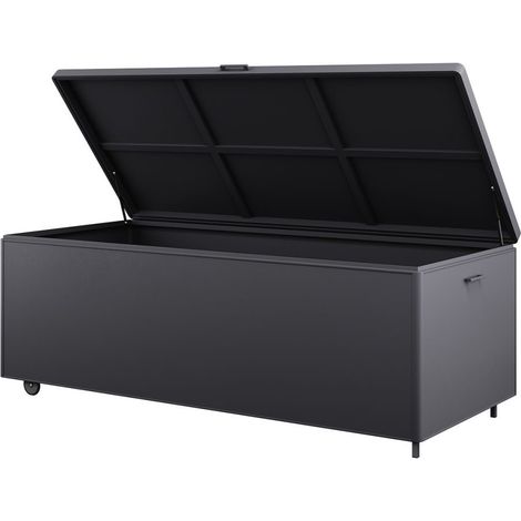Caja de terraza, caja de jardín contenitore zumm aluminio antracita Homms (1/5)