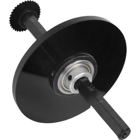 Coupe-tubes intérieurs pour tuyaux PVC, kit d'outils avec échelle graduée, jauge de profondeur réglable, 6 lames de scie et tige hexagonale noire de 10 cm. (1/5)