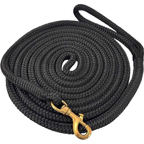 Longe pour cheval, équipement de performance pour chevaux, corde d'entraînement équine avec poignée souple - pour les concours quotidiens, l'écurie, la ferme et le pâturage (1/5)