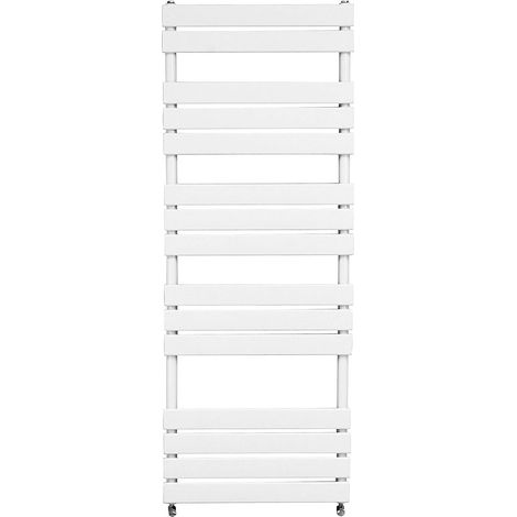 Bathroom Flat Panel Heated Towel Rail Radiator Central Heating 1600x600mm White