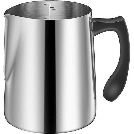 Pot à cire fondue pour la fabrication de bougies, 946 ml (32 oz), en acier inoxydable, avec poignée résistante à la chaleur. (1/5)