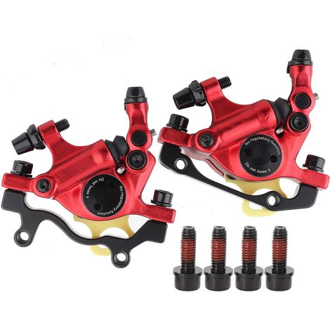Étriers de frein à disque hydrauliques HB100 pour VTT (rouge) (1/5)