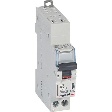 Modulaire Installatieautomaat DX3 1P+N Karakteristiek C 40A 6kA Legrand LEG407718