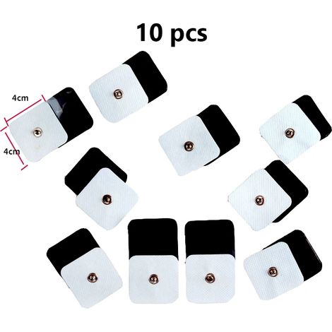 10/20 électrodes pour appareil de thérapie TENS, coussinets auto-adhésifs, stimulateur musculaire, masseur, soins de santé05278