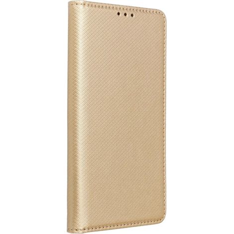 Custodia per Oppo Reno 11F 5G, Smart Magnet, oro + vetro 9H (1/3)