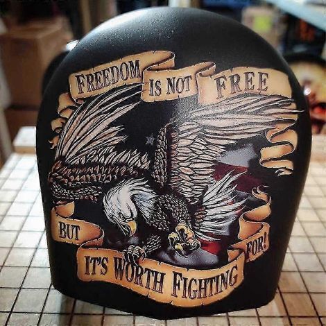 Cache-klaxon décoratif en forme de crâne pour moto Harley