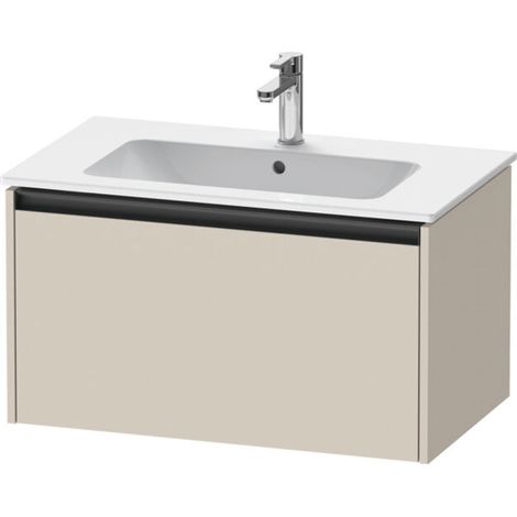Duravit Ketho.2 Waschtischunterbau wandhängend, 1 Auszug, (1/2)