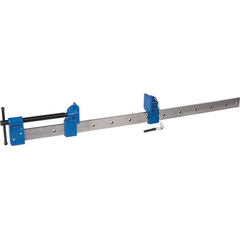 Morsa falegnameria in acciaio con regolazione e perno di serraggio a vite silverline-600 mm (1/3)