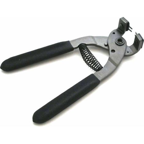 Outil de perforation en cuir pince silencieuse en acier au carbone perforateur de trou en cuir couture pinces à main perforateur de ceinture(4 mm-2 dents) (1/5)