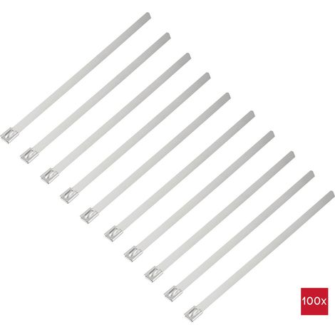 TRU COMPONENTS TC-12647580 Stahlkabelbinder 200 mm 7.9 mm AISI 304 100 St. (1/2)