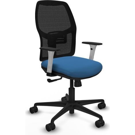 Silla de oficina piqueras y crespo Alfera cuero sintético negro soporte lumbar (1/2)