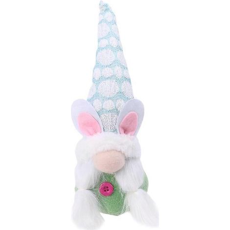 Osterhasen-Wichtel, handgefertigter Plüschhase zur Puppendekoration, Frühlingsschmuck als Geschenk für Kinder