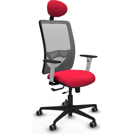 Silla de oficina piqueras y crespo Zulema blanco espuma alta calidad (1/2)