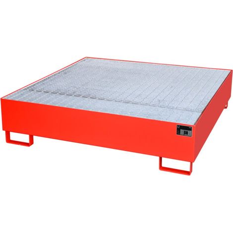 Bauer Südlohn Bac de récupération AW 450, peint, rouge feu