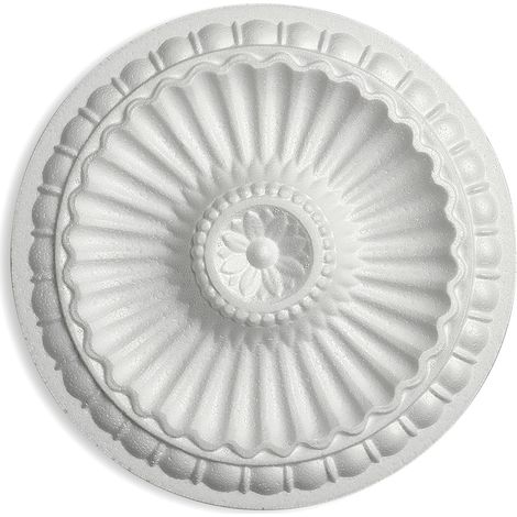 DECOSA Rosace Desire Ø 28 cm - polystyrène - blanc - 6 pces