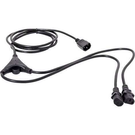 Cavo a Y IEC HAWA 1008273 Nero 5.00 m