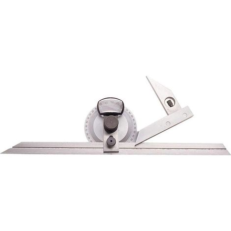 UNIVERSAL WINKELMESSER 0-360° WINKELMESSLINEAL PRÄZISIONS WERKZEUG FERVI G005