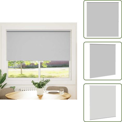 Store enrouleur occultant 160 x 175 cm gris - Store Occultant - Rideau Roulant - Obscurcisseur - Isolation Thermique - Chaîne Réglable (1/5)