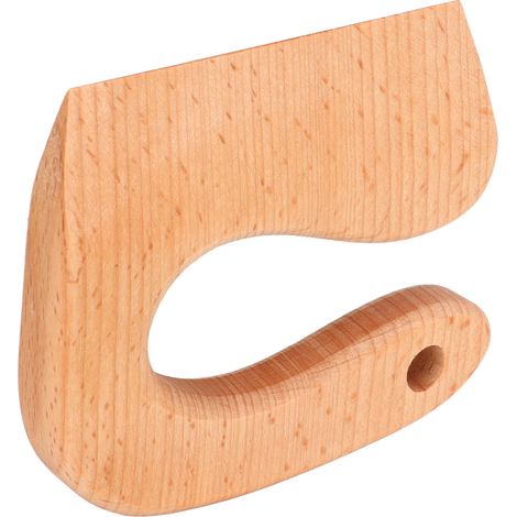 Coupe-légumes et fruits en bois pour enfants, sans danger pour la sécurité, jouet Montessori, outil de cuisine pour tout-petits, manche rond (1/5)