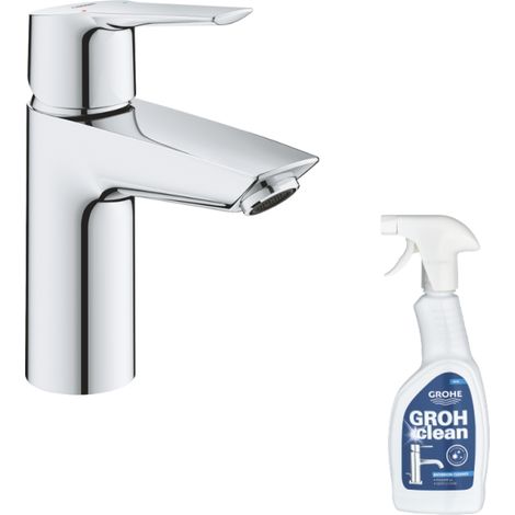 Mezclador de lavabo GROHE Quickfix Start 2021 talla S + limpiador GrohClean (1/5)
